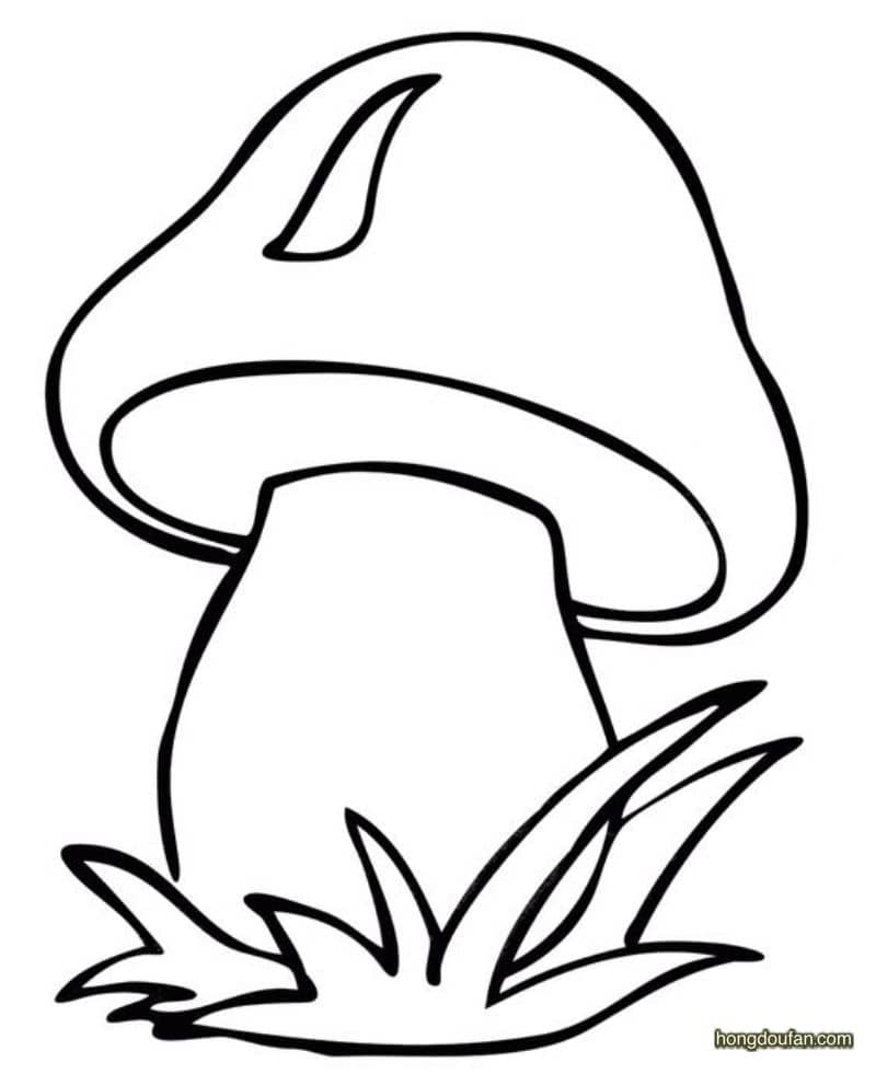 童话森林中的蘑菇要如何画蘑菇简笔画大全